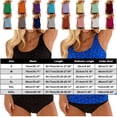 thumbnail image 4 of ZJXFGS Women's Bikini Sets,Cute Swimwear Beach Outfits Two Piece Retro Vintage Tummy Control Swimsuit Bathing Suit Tummy Control High Waisted Bathing Suit Pink 2XL, 4 of 9