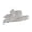Grey, variant on CHENge Floral Accent Wide Brim Sun Hat, Ladies' Tea Party Wedding Derby Fashion Hat