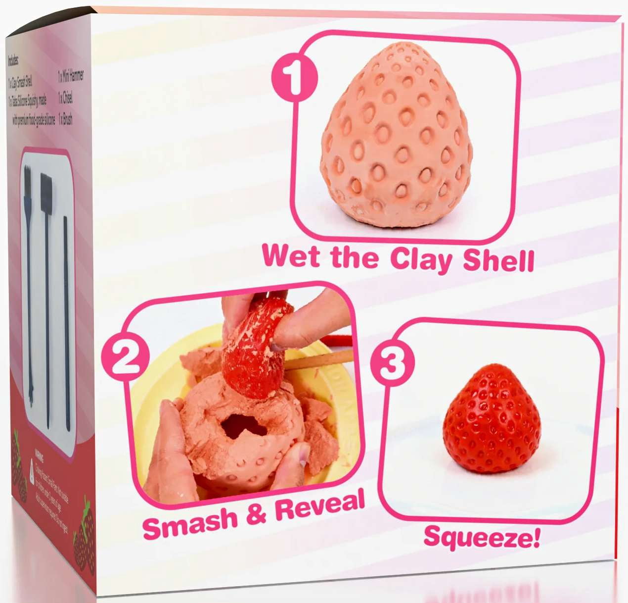 Squeeze Squad Smashables Taba Strawberry Dig Kit