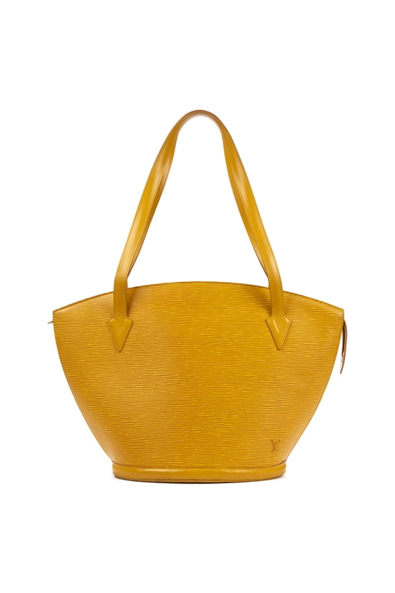 Pre-Owned Louis Vuitton Yellow St-Jacques Shopping GM Shoulder Bag Epi