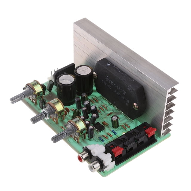 DX0408 DC 12 V Módulo De licencia De Amplificador Estéreo de sonido Digital De Potencia 100 Vatios shamjiam Tarjeta de amplificador estéreo de audio
