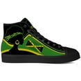 thumbnail image 4 of Aidianart Womens Jamaica High Top Shoes High Top Canvas Sneakers Size 5, 4 of 5