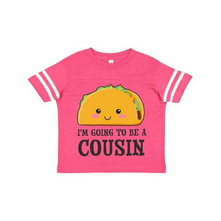 

Inktastic Im Going to Be a Cousin with Taco Illustration Gift Toddler Boy or Toddler Girl T-Shirt