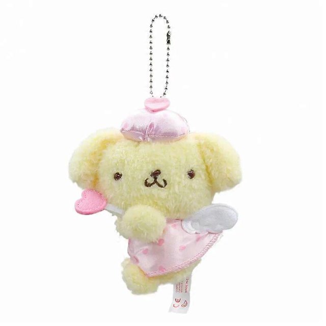 Llavero de peluche de Hello Kitty de piel negra kawaii, bonita mochila de dibujos animados de niña KTM, decoración para colgar, regalo de Navidad, A5, A5