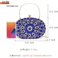 thumbnail image 3 of Rhinestone Evening Clutch Bag for Women Bridal Diamonds Clutch Purses Wedding Purse Prom Cocktail Party Handbags, 3 of 8