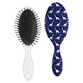 thumbnail image 2 of Aesthetic Dino Paddle Brush - Lightweight & Compact, Minimalist Dinosaur Print, Suitable for Women & Girls, 2 of 5