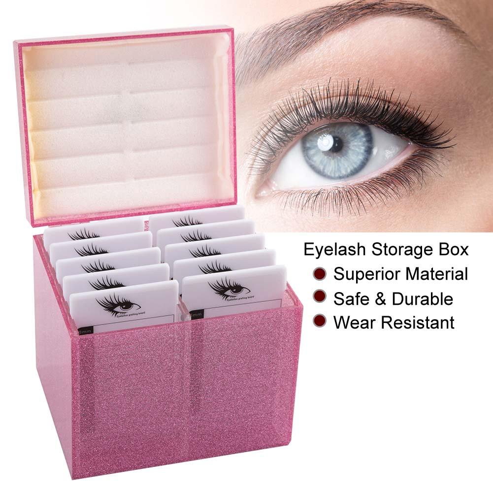 LYUMO 10 Layers Eyelash Extension Storage Box False Eyelash Display