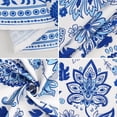 thumbnail image 6 of Oval Tablecloth 52x70 Inch, Blue Paisley Floral Oval Table Cloth, Waterproof Wrinkle Free Oval Table Cover for Indoor Outdoor Kitchen Dinning Room, 6 of 6