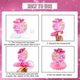 thumbnail image 4 of Lets Go Girls Bachelorette Party Decorations - 9pcs Disco Cowgirl Honeycomb Centerpiece Pink Disco Western Party Decoration Girls, 4 of 7