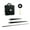 full black, variant on Clock Mechanism Powered Long Shaft Clock Movement Mechanism Short Shaft Replacement Clock Mechanisms