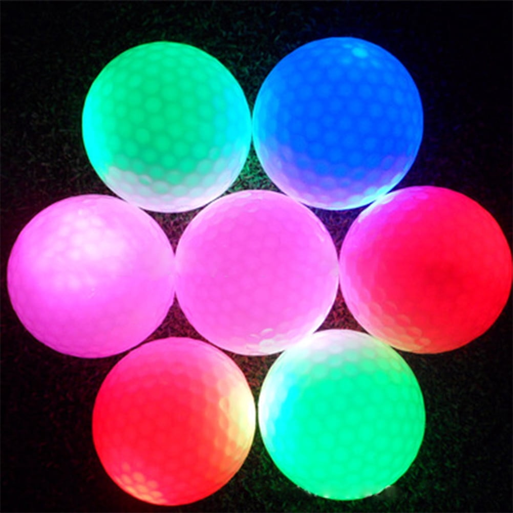 Glow in The Dark Golf Balls Light up Led Golf Balls Night Golf Gift Sets for Men Kids Women 6 Pack (6 Colors in one)