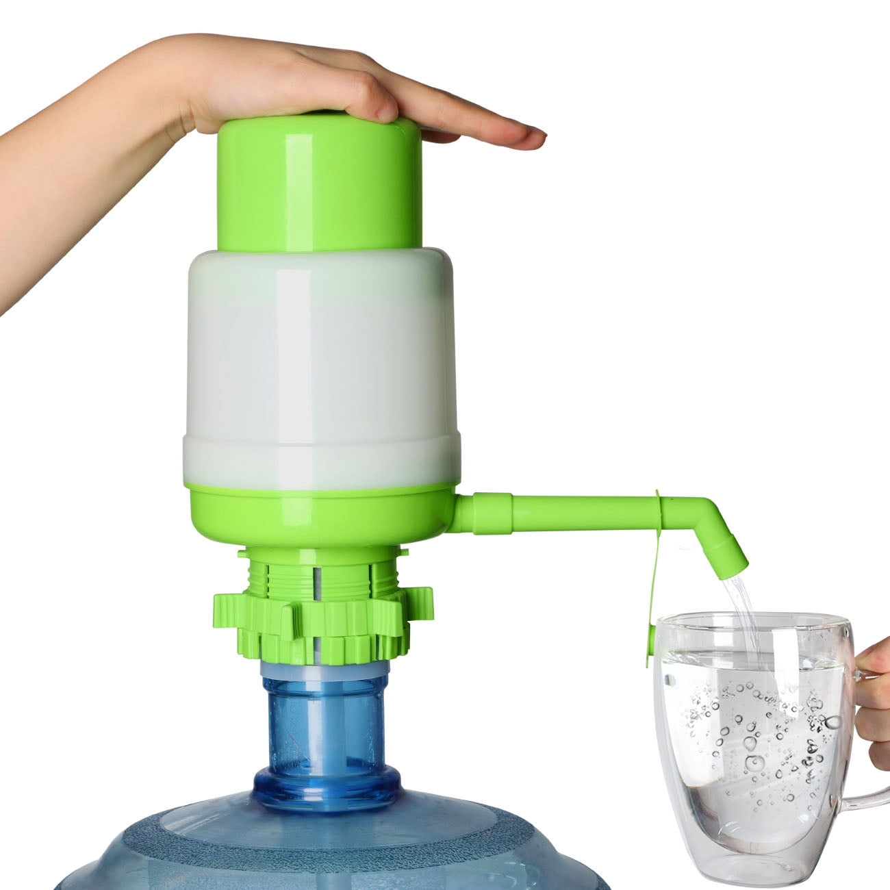 Kaimingweb Manual Water Bottle Pump, Plastic Bottled Hand Press