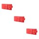 thumbnail image 3 of Kenally Bolsa para parasol de coche, bolsa con cremallera para anteojos, RV, remolque, boletos, llave, estuche de almacenamiento para teléfono móvil, Rojo 3piezas Kenally  CBP227290, 3 of 6
