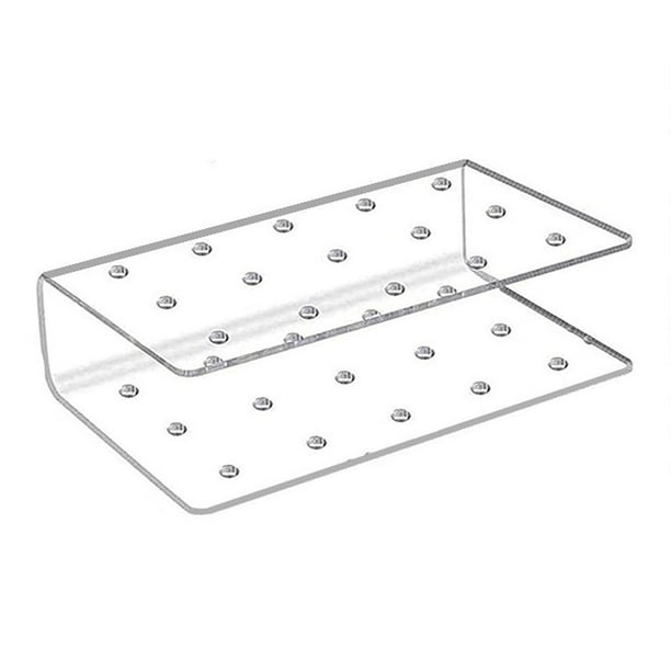 Naiovety Soporte de exhibición de piruletas, soporte de acrílico portátil de 15 agujeros para dulces, soportes de palo de postre con forma rectangular, Almacenamiento y organización del hogar Naiovety HA080198-01