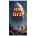 thumbnail image 3 of LUUFILx Glowing Happy Easter Banner with Bunny Element Easter Party Decoration Background Backdrop, 3 of 8