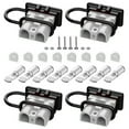 thumbnail image 1 of Bgsha Connector,50AMP 6-12 Gauge Battery Quick Connect with Dust Plug 12V-36V, 1 of 6