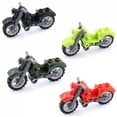 thumbnail image 5 of Military Motorcycle Building Block Vehicle Model Figures Accessories Soldiers WW2 Transportation Facility Police SWAT Toys, 5 of 10