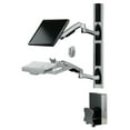 thumbnail image 2 of Amer Wall Mount for Keyboard, CPU, Mouse, Flat Panel Display - 24" Screen Support - 22.05 lb Load Capacity - Steel, Rubber, Plastic, 2 of 2