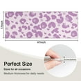 thumbnail image 5 of Pink and Purple Of Leopard Print Kitchen Rug Mat,Kitchen Runner Rugs Non Skid Washable,Decorative Kitchen Floor Mats for Kitchen,Sink,Laundry,17"X47", 5 of 5