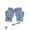 Blue, variant on Luxtrada USB Heated Gloves, Men Women Winter Warm Electric Heating Gloves Mitten, 3 Temperature Settings