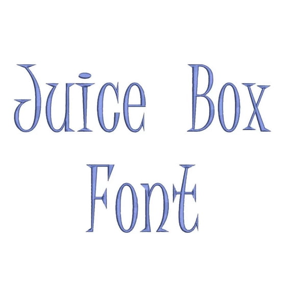Threadart Machine Embroidery Design Bundles - Alphabet Sets - Juice Box BX Font - Loaded On USB Stick - Over 70 Sets Available