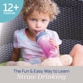 thumbnail image 2 of Chicco 9oz. Insulated Flip-Top Straw Sippy Cup, 12m+, 2-Pack - Pink, 2 of 10