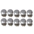 thumbnail image 3 of Botones Perlas de imitación cuentas redondas de decoración de metal sin costura para ropa Suéter de abrigo anti-exposición 10 Piezas Yuarrent HA7571-04B, 3 of 6