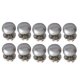 thumbnail image 3 of Botones Perlas de imitación cuentas redondas de decoración de metal sin costura para ropa Suéter de abrigo anti-exposición 10 Piezas seitruly HA7571-04B, 3 of 6