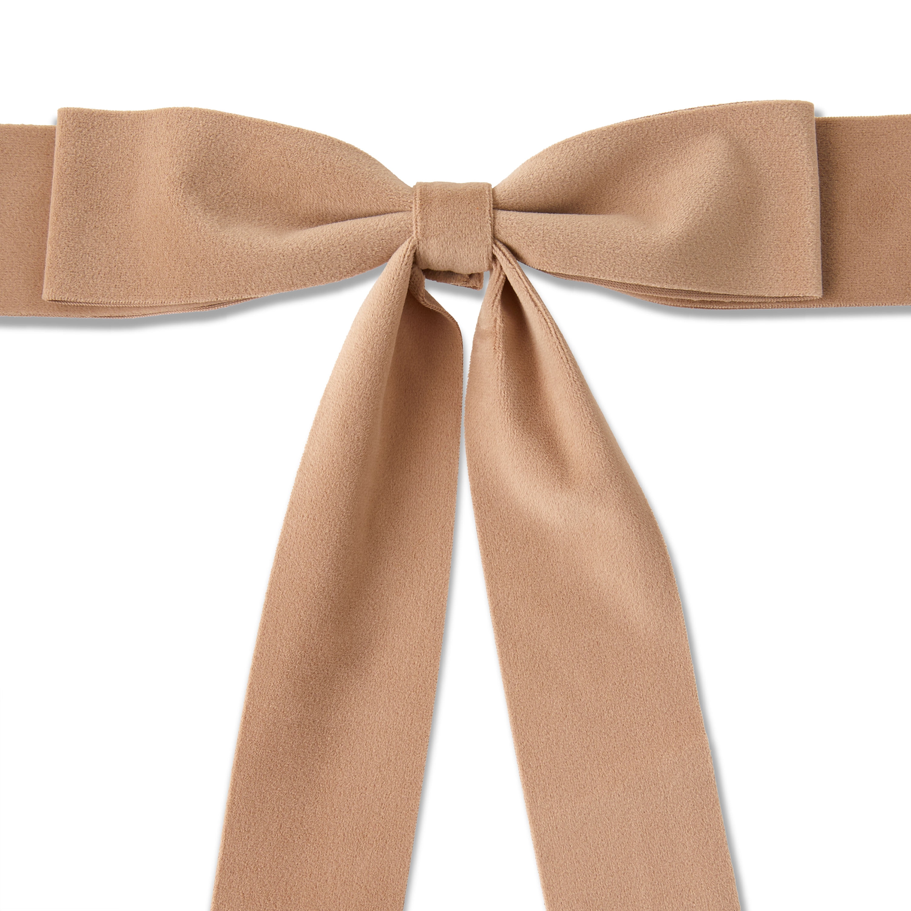 Taupe Floppy Suede Decorative Christmas Bow, 18", by My Texas House