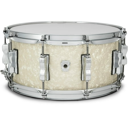 Ludwig Classic Oak Snare Drum 14 x 6.5 in. Vintage White Marine Pearl