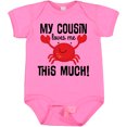 thumbnail image 3 of Inktastic My Cousin Loves Me Boys Boys or Girls Baby Bodysuit, 3 of 5