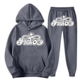 thumbnail image 3 of CONFREE Mens Tracksuit 2 Peice Sets Casual Men's Jogging Sweatsuit Set Graphic Y2K Pullover Hoodies Pants Athletic Sweat Suit for Men, 3 of 4