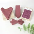 thumbnail image 3 of Spring Notion Boys' Linen Blend Suspenders and Bow Tie Set for Kids Toddlers Infants Ringbearers Rustic, 3 of 4
