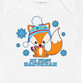 thumbnail image 4 of Inktastic My First Hanukkah with Fox and Snowflakes Boys or Girls Baby Bodysuit, 4 of 5
