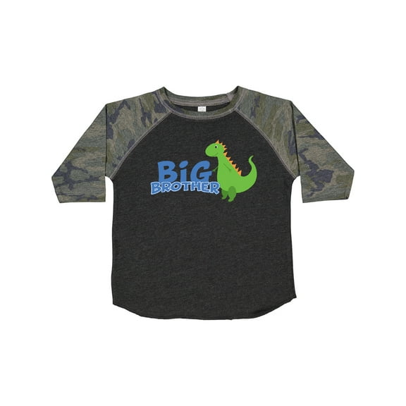 Inktastic Big Brother Green Dinosaur Boys Toddler T-Shirt