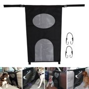 mdesiwst Dog Barrier for Car Back Seat Easy to Install Pet Barrier Mesh Net with Hooks Safety Divider with Storage Pouch for Car SUV Truck
