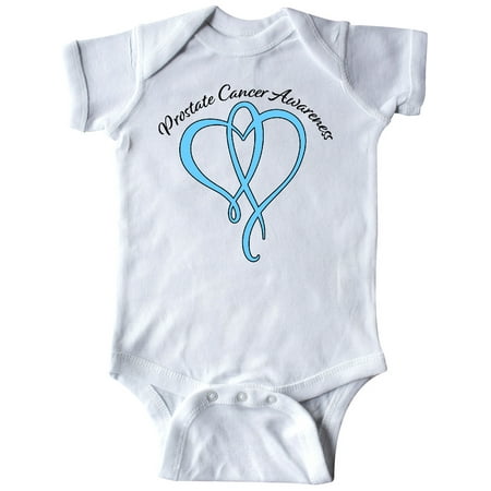 

Inktastic Prostate Cancer Awareness with Light Blue Heart Ribbon Gift Baby Boy or Baby Girl Bodysuit