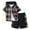 Brown h7 2 Pieces, variant on Kids Tween Boy Clothes Plaid Short Sleeve Hooded Button Shirt and Jogger Shorts Sets Boys Clothes Size 6