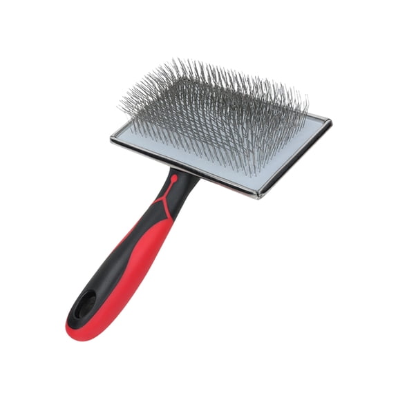 Deshedding Brush For Thick Coats Stainless Steel Bristles Efficient Dog Grooming Tool For Loose Hair
