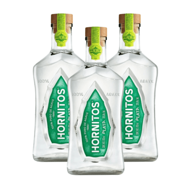Pack De 3 Tequila Hornitos Plata 700Ml