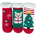 thumbnail image 2 of Minzimin Kids Christmas Fuzzy Socks Girls Boys Thermal Thick Socks Soft Fluffy Socks Toddler Cozy Socks, 2 of 8