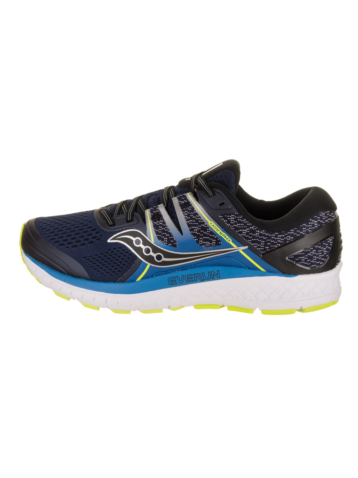 Saucony Mens Omni ISO Road Running Shoe Sneaker - Navy/Blue/Citron - Size 11.5 - image 3 of 5