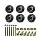 thumbnail image 4 of Kit de ruedas para plataforma de corte, accesorios para cortacésped, piezas de repuesto, kit de tornillería para Kit de 6 piezas, 4 of 9