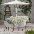 thumbnail image 2 of Vargottam Indoor/OutdoorTablecloth58x58 Inch SquareTablecloth with Umbrella Hole and Zip- Waterproof PatioTableCloths- TableCovers for Backyard RectangularTable- Multicolor3, 2 of 5