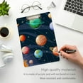 thumbnail image 5 of Coolnut Solar System Clipboard, Acrylic Standard A4 Letter Size Clip Board with Low Profile Clip for Office, Classroom, Doctor, Nurse and Teacher, 12.5"x9", 5 of 7