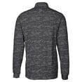 thumbnail image 3 of Men's-Cutter & Buck  Black LAFC Traverse Stretch Eco Camo Print Quarter-Zip Pullover Top, 3 of 3