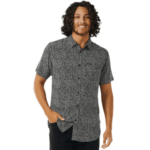 Rip Curl BLACK MULTI Men's Party Pack Short Sleeve Shirt, US 2X-Large