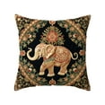 thumbnail image 2 of CaiYueKe Vintage Bohemian Elephants Series Pillow Cover Decorative Throw Pillowcase for Sofa Living Room Bedroom Home Decor Accent Cushion Polyester Fabric Soft Glossy Digital Print Modern Boho Chic, 2 of 7