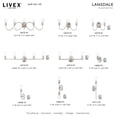 thumbnail image 5 of Livex Lighting - Lansdale - 5 Light Bath Vanity in Contemporary Style - 33.88, 5 of 12