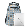 thumbnail image 7 of FORMRS Kids School Backpack Elementary Student Unisex Travel Bookbag with Reflective Stripes, Cartoon Cute Cat, 7 of 7